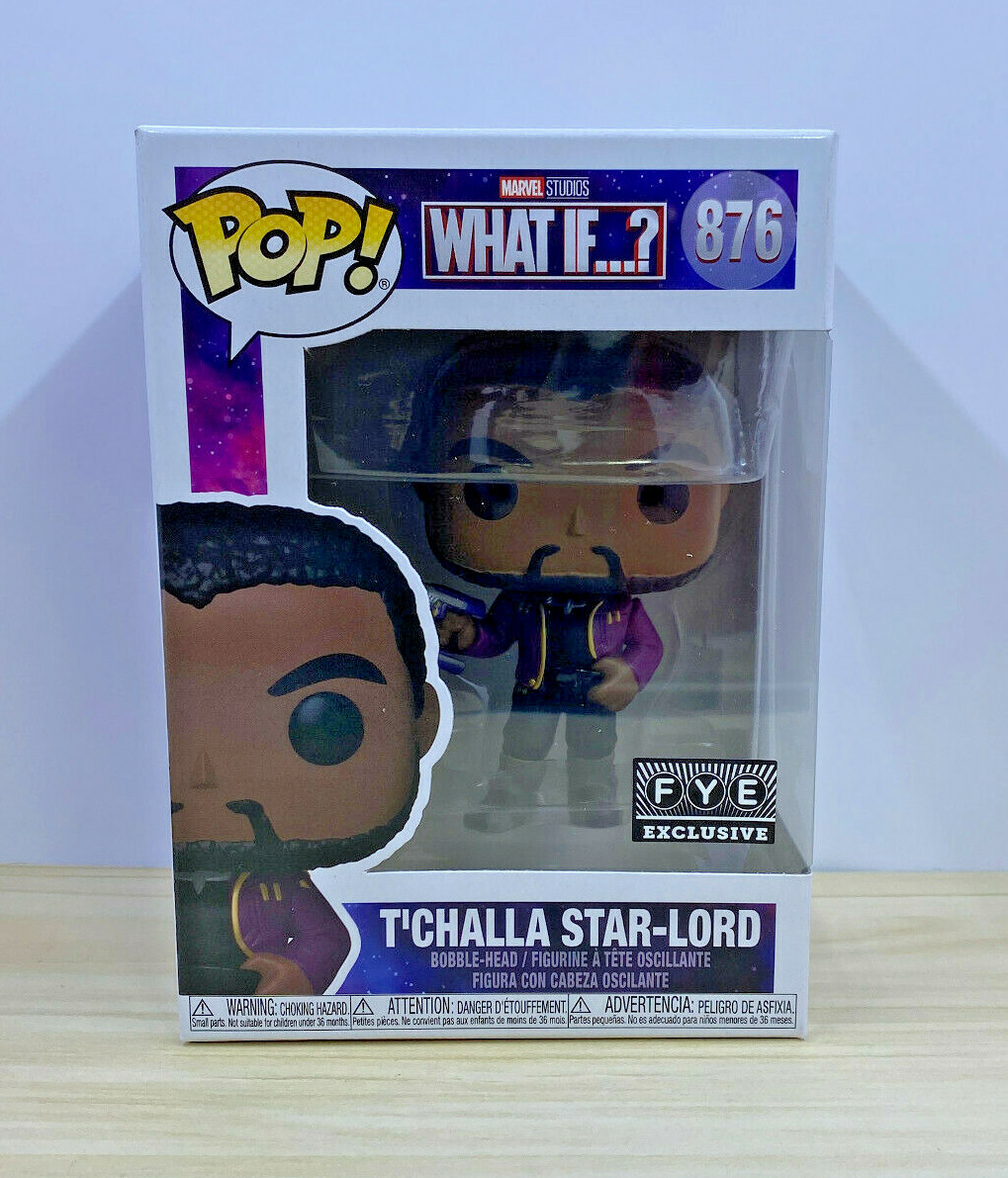 Funko Pop! #876 Marvel What If? - T'Challa Star-Lord Fye Exclusive