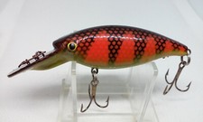 Vintage HELIN LUNKER LICKER Perch 3" Diving Square Bill Crankbait Fishing Lure