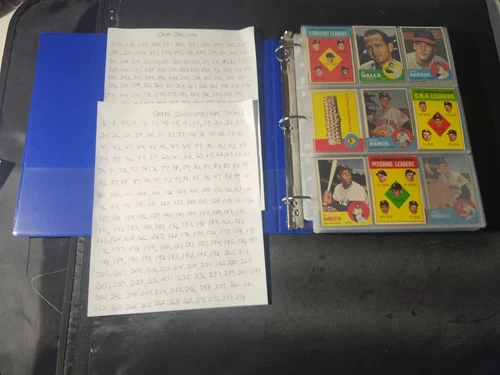 1963 Topps Baseball Partial Set / VG+/EX (435 of 576 cards)  many HI NUMBERS