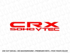 Sohc Vtec Decal For 87 88 89 90 Honda Crx Crx Brake Light Sticker Jdm Pick Color