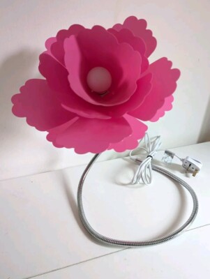 Rosa Blume Fuchsia Lampe Paloma Schminktisch Mädchen nach Farben - 9W E14 