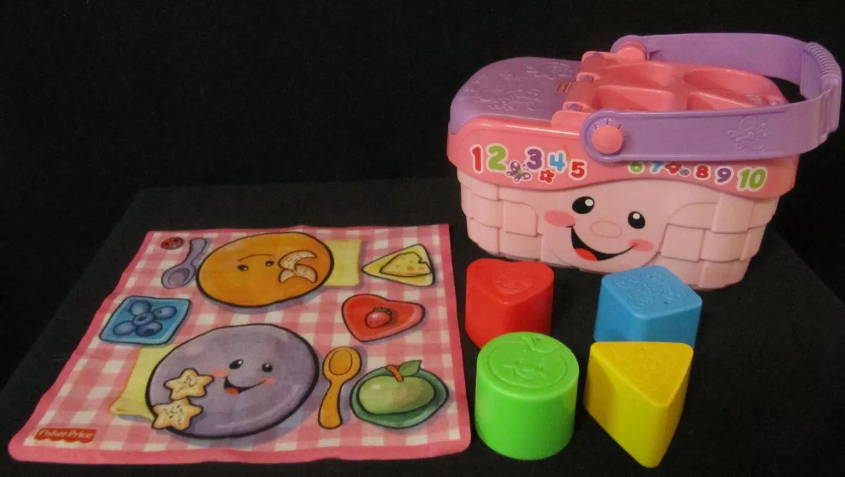 Fisher Price Laugh and Learn Sweet Sounds Picnic Basket Shapes