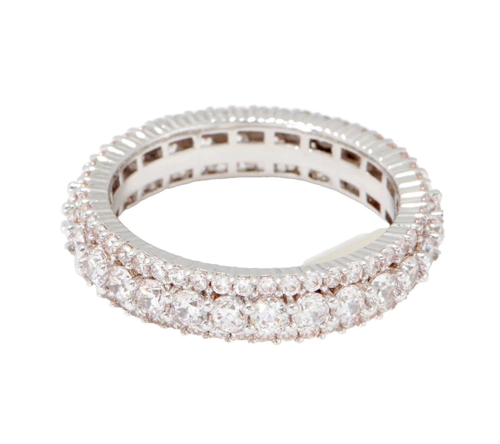 Joyería de Moda Diamonique Plateado