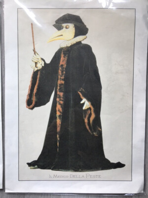 Il Medico della Peste Druck 25 x 34,5 cm aus Florenz / Italien noch in Folie