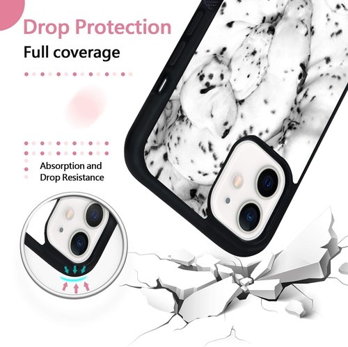 For iPhone SE XS XR Max 5 6 7 8 Plus Anti scratch Cover Animal Print Dalmatian - Picture 10 of 25
