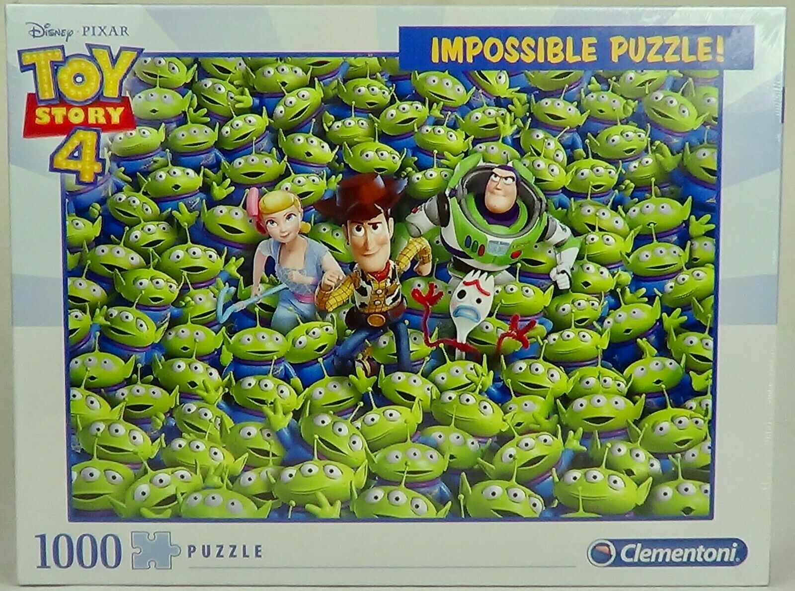 Disney Pixar Toy Story 4 Impossible Puzzle, 1000 Piece Jigsaw, Clementoni, New