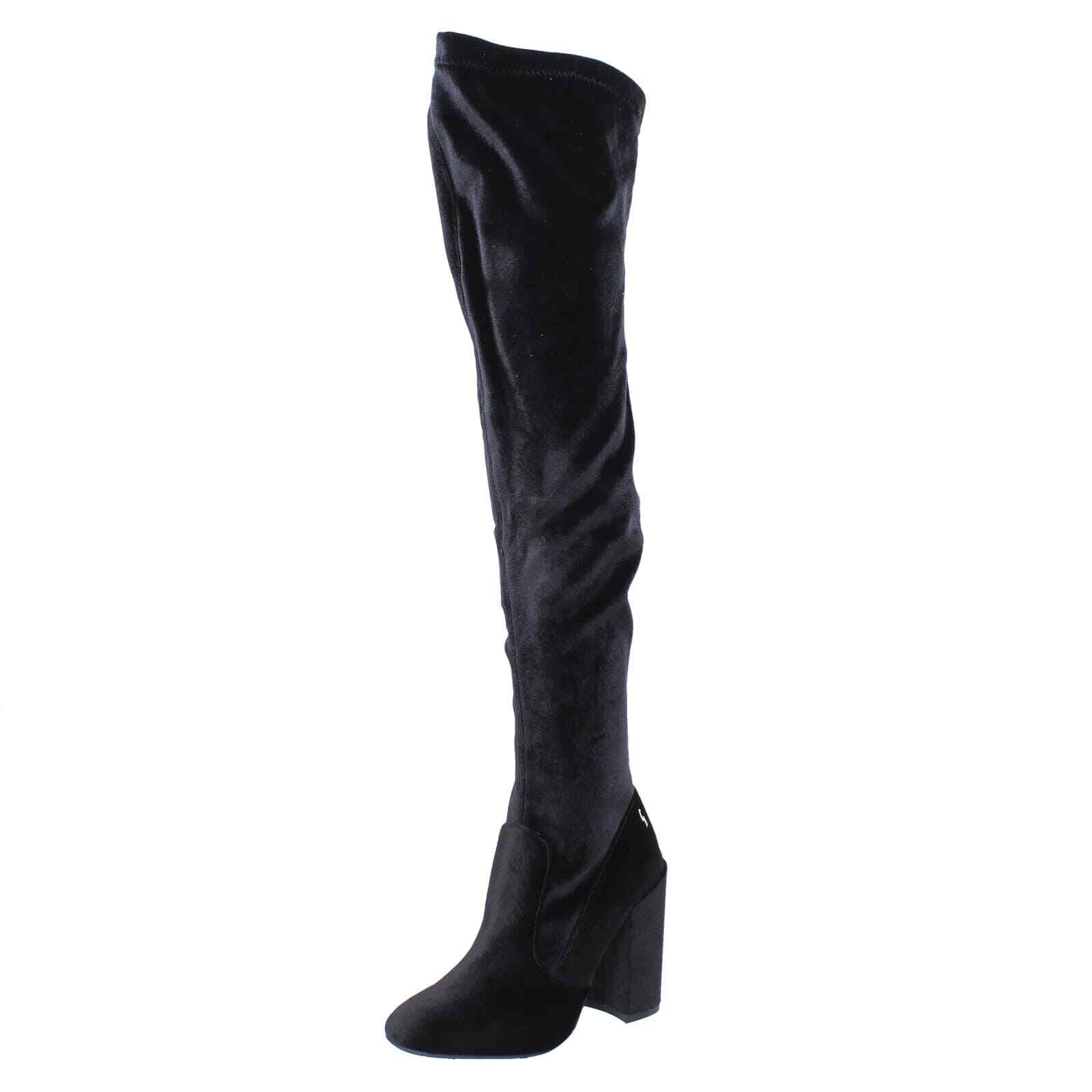 scarpe donna GATTINONI stivali nero velluto BD159 7890₽