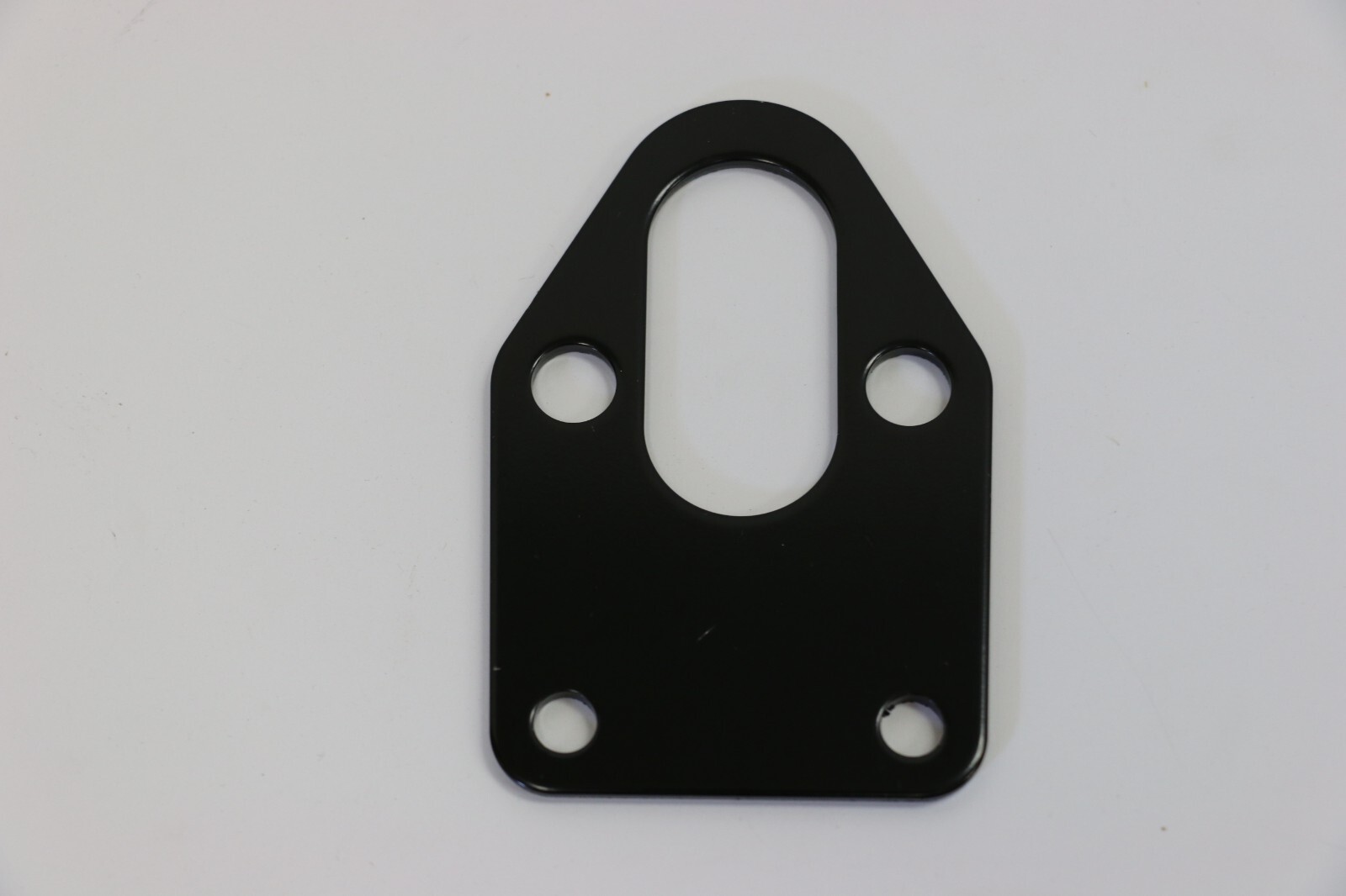 SBC Black Fuel Pump Mounting Plate With Gasket 283 305 327 350 383 400