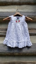 Chaps girls 24 month white sundress