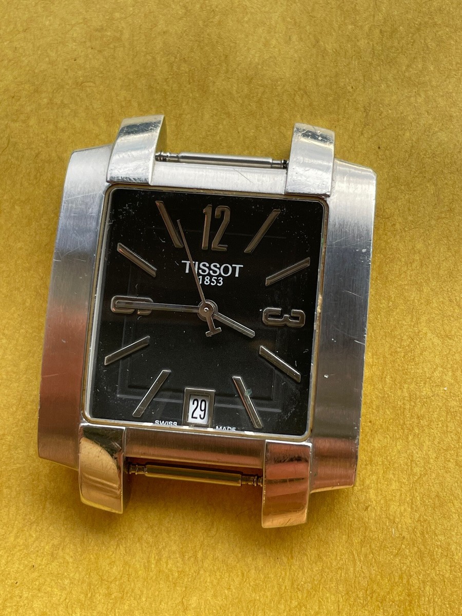 Tissot Watch L860/960 Quartz Date Black Dial Mens Swiss Made | eBay