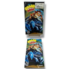 Crash Bandicoot Crash of the Titans Sony PSP 2007 Sierra Case & Manual Only
