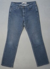WC05408 REALLY AMAZING   LEVI'S   505 STRAIGHT LEG FIT WOMENS BLUE JEANS sz8