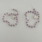 96 pc Swarovski 6301 Crystal Light Amethyst Purple 6mm Top Drilled Bicone Beads — photo 3