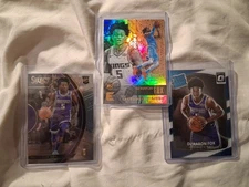 2017-18 Select De Aaron Fox Rookie #49 Optic #196 + Essentials #189 🔥📈 Panini