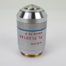 LEICA PL FLUOTAR 40/0.70P ∞/0.17/D POLARIZING MICROSCOPE OBJECTIVE 40x - 556002