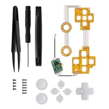 6-Color Lighting D-Pad Analog Thumbsticks Button LED DIY Set For PS4 Controller