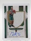GRANT WILLIAMS 2019-20 CROWN ROYALE GOLD ROOKIE PATCH AUTO RPA /25 #121 Q1048