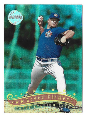 ROGER CLEMENS 1997 Stadium Club Baseball Matrix # 209 Toronto Blue Jays NM - MT
