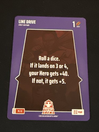 Bo Jackson Battle Arena Alpha Update Play Card SSP Line Drive PL-13