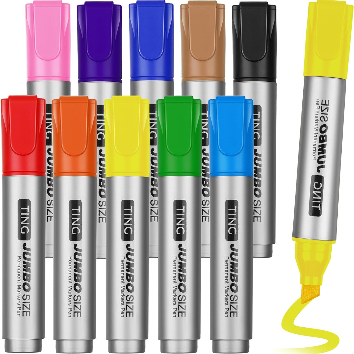 Bulk Large Chisel Tip Permanent Markers