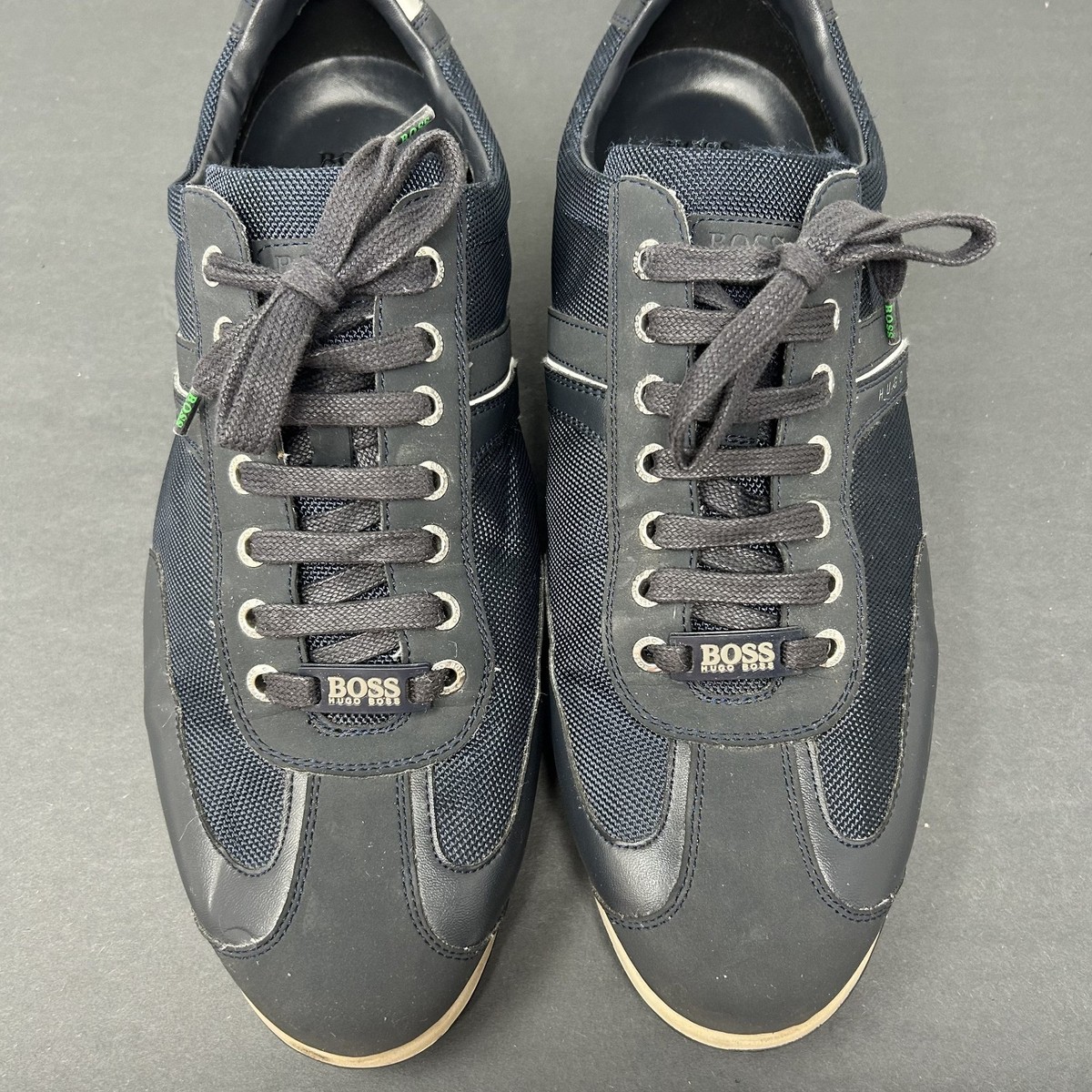 Hugo Boss Lighter 50388431 Blue Casual Sneakers Shoes Lace up Mens