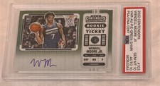 2022-23 Contenders WENDELL MOORE JR Rookie Ticket Auto Green PSA 10 (354)