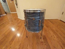 Vintage Ludwig Club Date 14 X 14 Floor Tom, Blue Oyster, Keystone 1965/66 - Nice