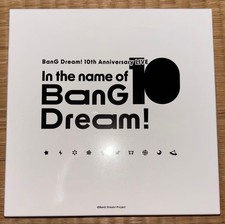 Bang Dream 10Th Anniversary Venue Limited Lottery Acrylic Block