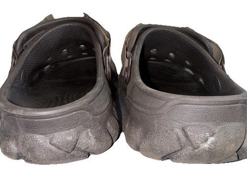 CROCS CLASSIC HIKER CLOGS WOMENS 11 MENS 9 DARK BROWN - Picture 4 of 10