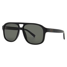 Gucci Grey Pilot Men's Sunglasses GG1856S 001 57 GG1856S 001 57