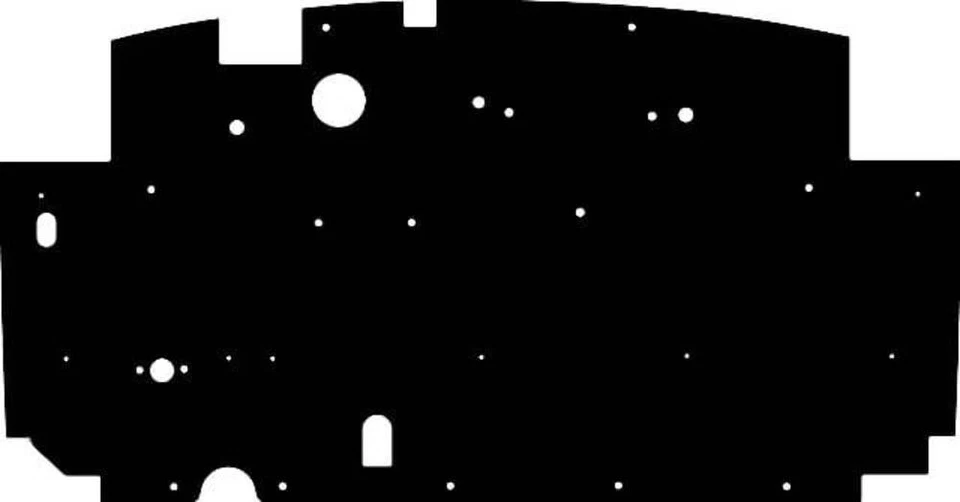 Almohadilla aislante cortafuegos Sound Deadener para modelo Packard 1407 1935-1936 Foto 4 de 4