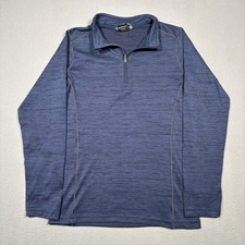 Kuhl Alloy 1/4 Zip Pullover Boy  s Large 14-16 Blue Hiking Lightweight Outdoors