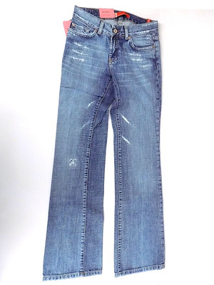 Weaver Jeans Blue 29/32 Blaue Regular Fit Straight Cut Jeans für Damen