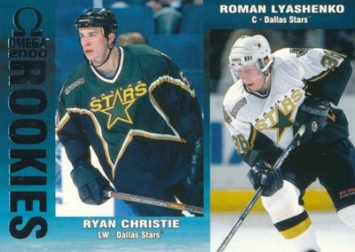 1999-00 Pacific Omega #78 RYAN CHRISTIE / ROMAN LYASHENKO - Dallas Stars