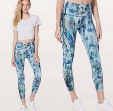 Lululemon Size 8 Medium Workout Pants Blue