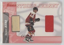 2000-01 ITG Be A Player Signature Series Game Stick & Jersey Valeri Bure 0u7i