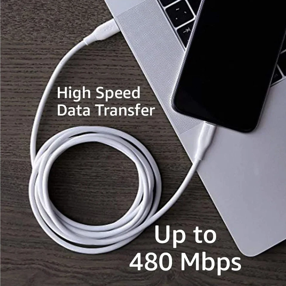 USB-C to Lightning Cable – MFi Certified, 1m, White - Image 3 of 3