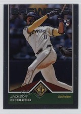 2024 Topps Transcendent Collection Icons Chrome Jackson Chourio #76 1s8m