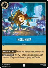 Disney Lorcana Whispers in the Well Uncommon Non Foil - 169 Inkrunner
