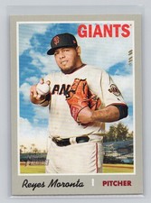 Reyes Moronta 2019 Topps Heritage Baseball #337 San Francisco Giants