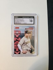 2022 Topps Stadium Club Manny Machado Dynasty & Destiny Red Foil CGC 10 GS1075