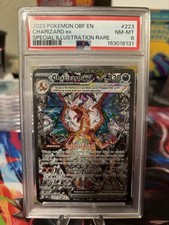 Charizard ex PSA 8 223/197 SV03 Obsidian Flames Special Illustration Rare