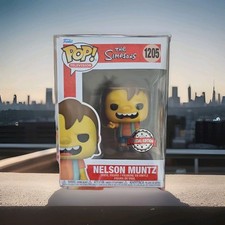Funko Pop! Figura exclusiva de Los Simpson Nelson Muntz #1205 Hot Topic