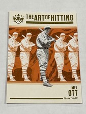 2021 Diamond Kings Baseball The Art of Hitting - Mel Ott - New York Giants