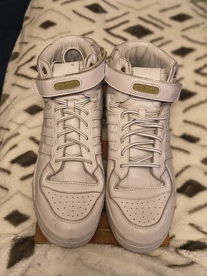 Size 9.5 - adidas Forum '84 Mid  White Gold Navy