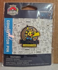 Pikachu Competitor Pin 2019 Pok mon World Championships Sealed