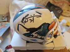 Ricky Willimad Signed Mini Riddell Helmet  Custom