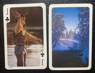 Swap Playing Card      FINLAND  PELIKORTIT    Fisherman     JC    Single Card