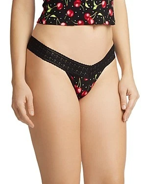 Hanky Panky CHERRY BOMB Dream Printed Low Rise Thong, US One Size - Image 2 of 4