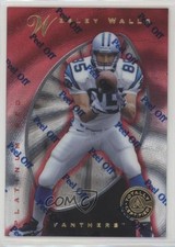 1997 Pinnacle Totally Certified Platinum Red 879/4999 Wesley Walls #51 c7w